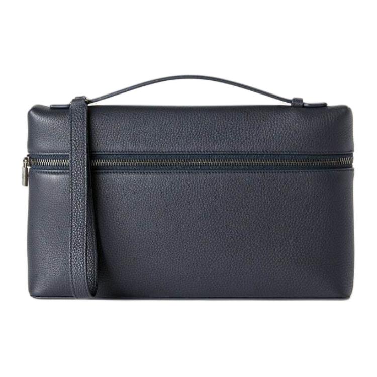 

Loro Piana Мужской клатч из коровьей кожи морской синий