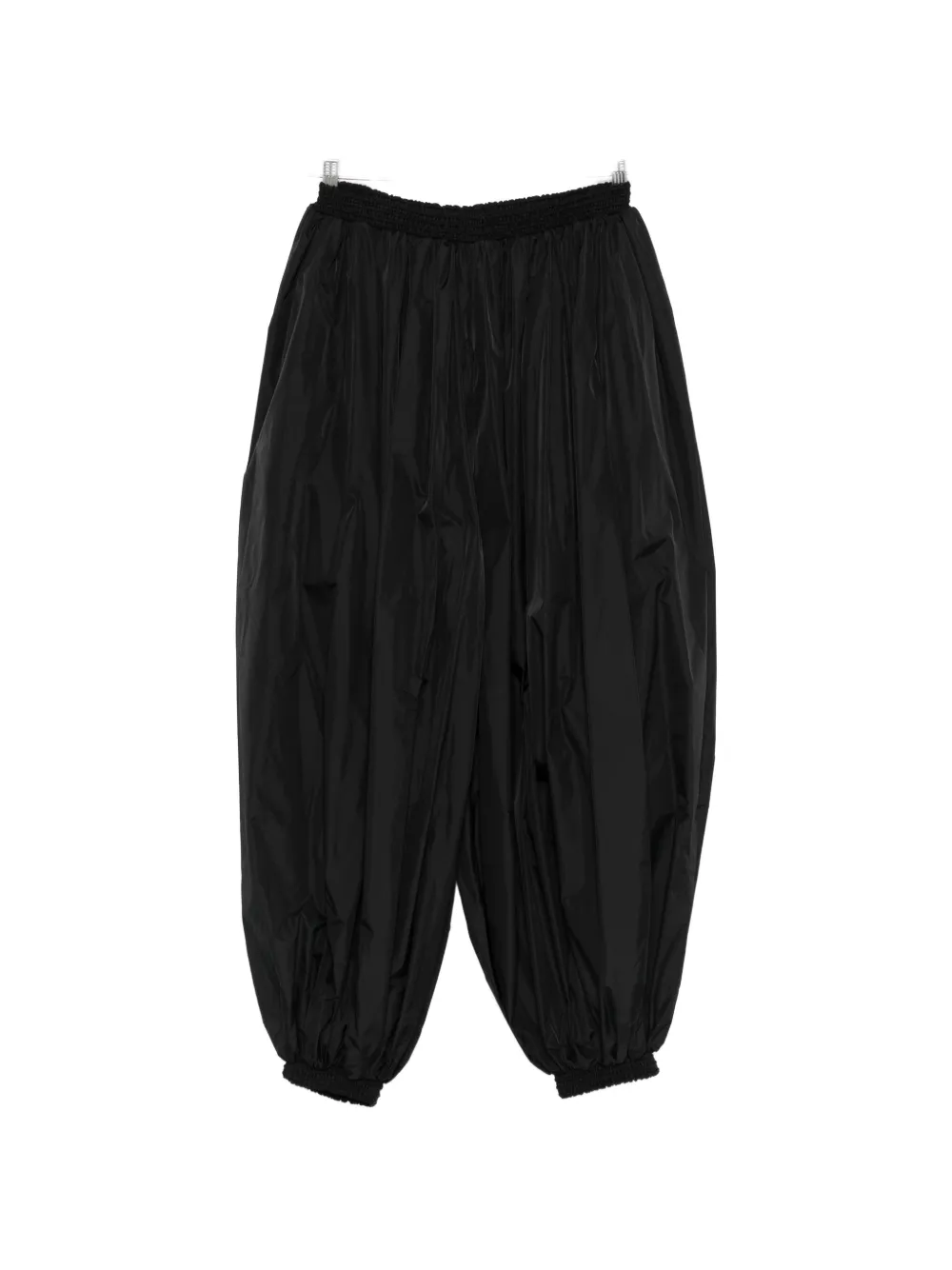 

Брюки с присборенным поясом Alaia, черный