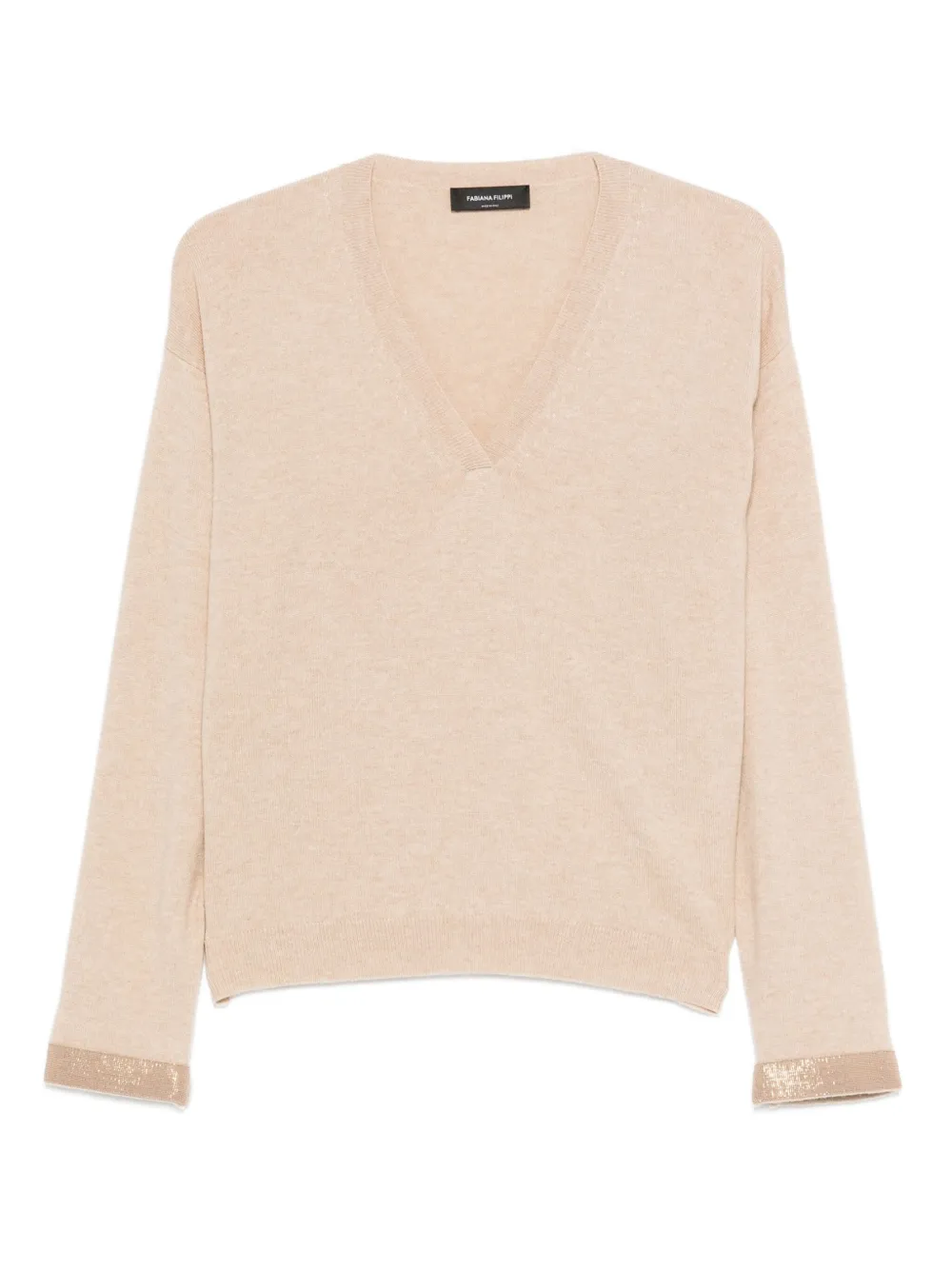 

Свитер с пайетками Fabiana Filippi, нейтральный