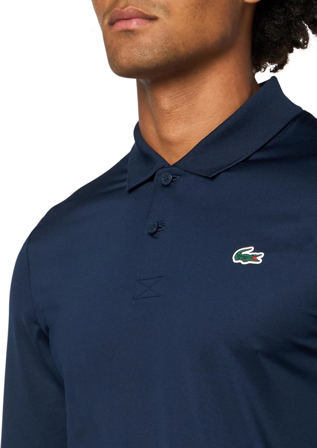 Поло Lacoste Performance Regular Fit, для гольфа, Navy Blue — фото 3