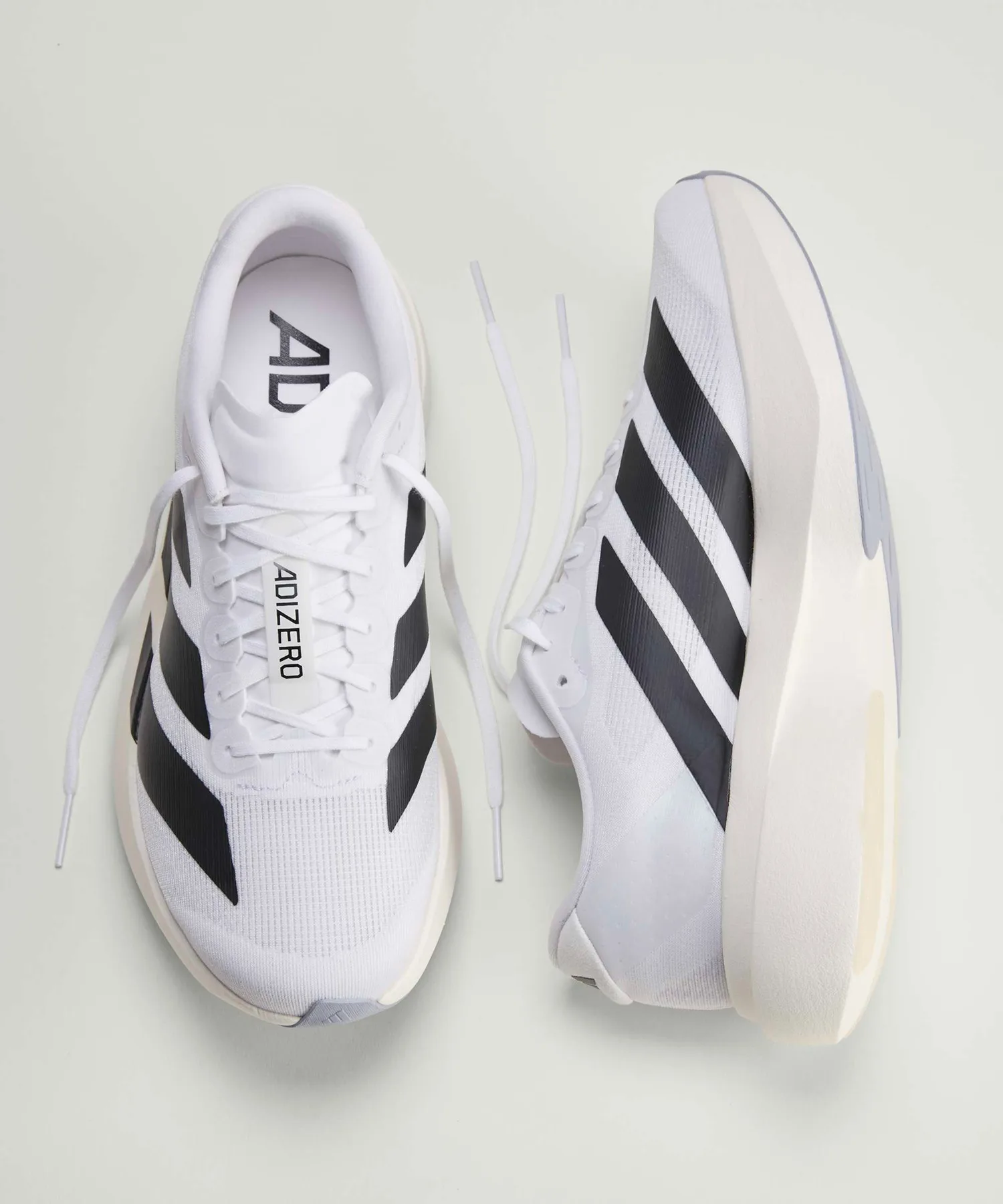 Мужские кроссовки для бега adizero EVO SL adidas серебристые — фото 4