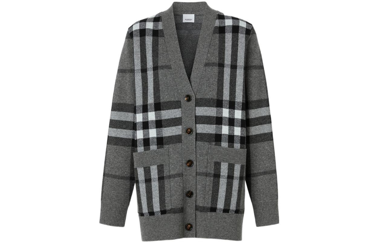 

Кардиган женский Burberry кашемировый, серый