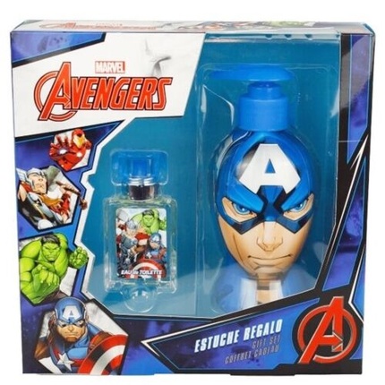 

Подарочный набор Marvel Avengers Туалетная вода-спрей 20 мл + Шампунь и гель для душа Marvel Avengers 300 мл Kidsoap