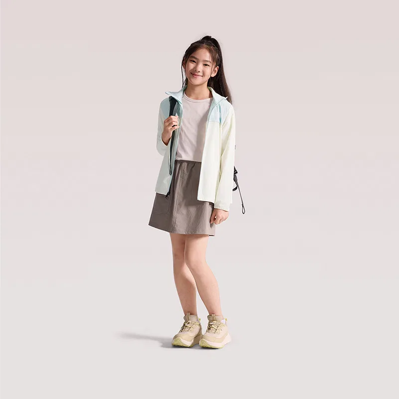 Детская ветровка THE NORTH FACE Qinshui Green Dune White — фото 3