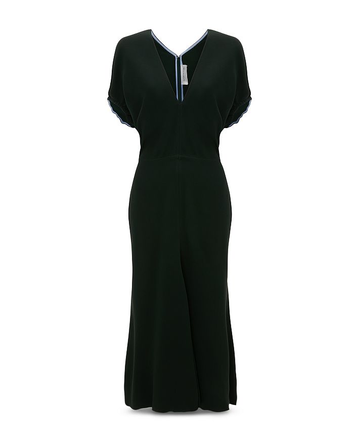 

Блузон миди-платье Victoria Beckham, зеленый