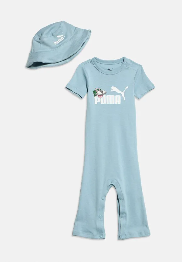 Комбинезон minicats для новорожденных, унисекс, с шапочкой Puma, Seafoam — фото 3