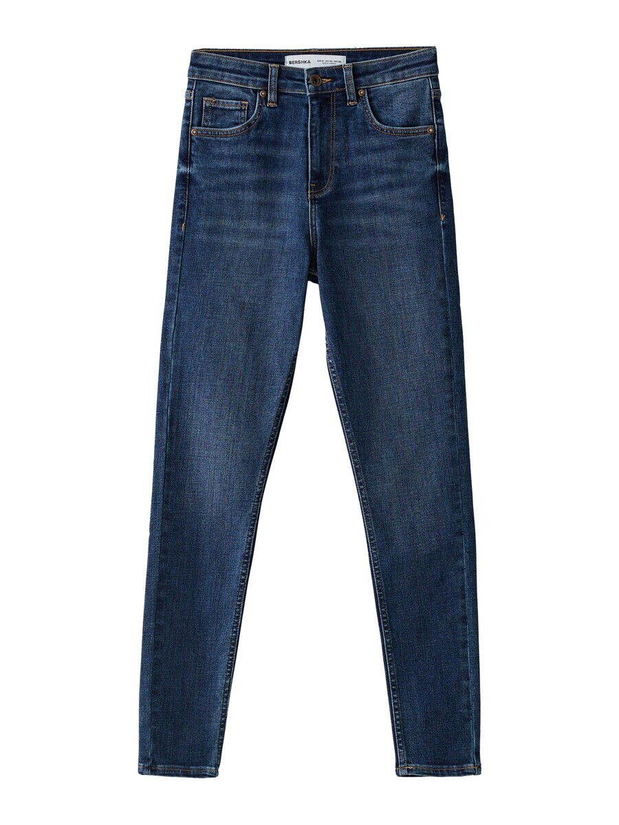 

Джинсы скинни Bershka Skinny Jeans, синий деним