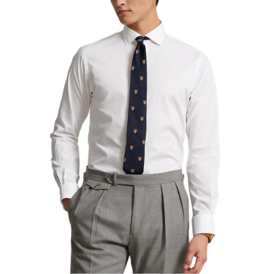 

Хлопковая рубашка Polo Ralph Lauren, белый