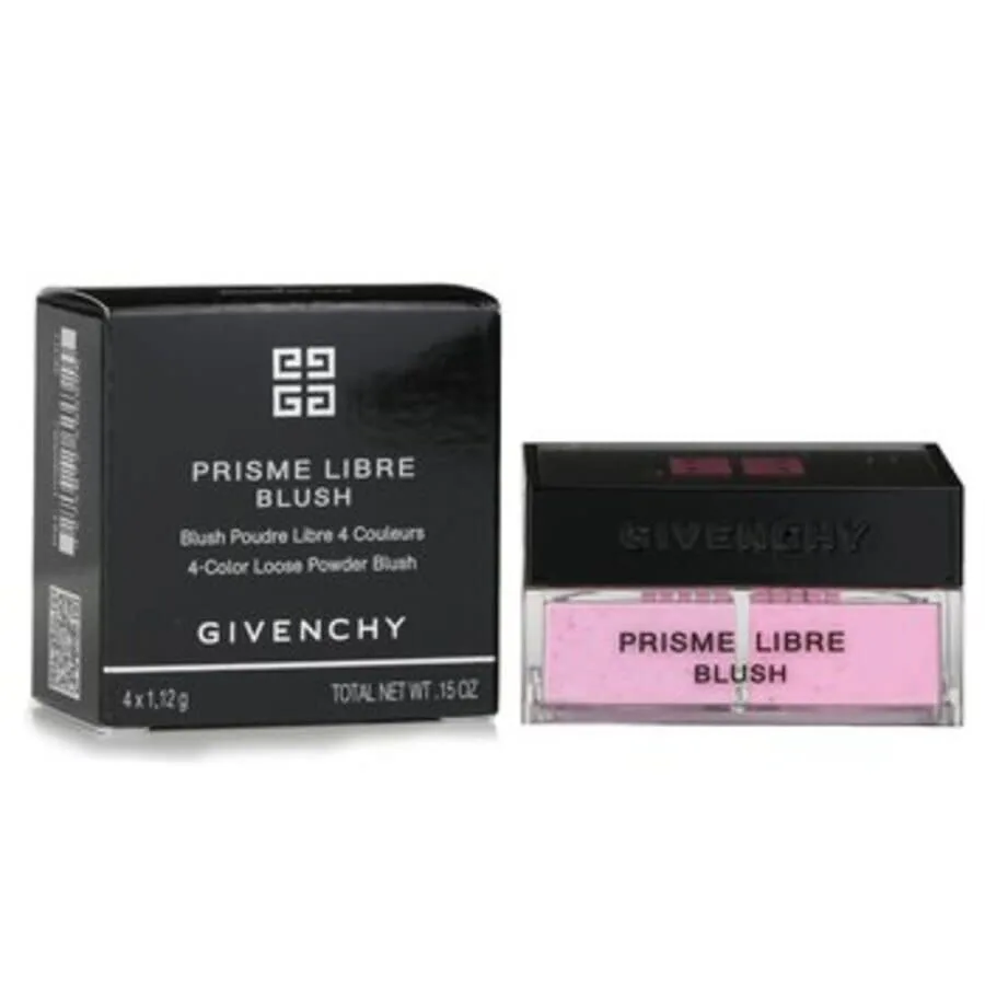 Румяна для лица Givenchy Prisme Libre Blush 4 цвета рассыпчатая пудра для лица #1 Mousseline Lilas Макияж 3274872455986 — фото 2
