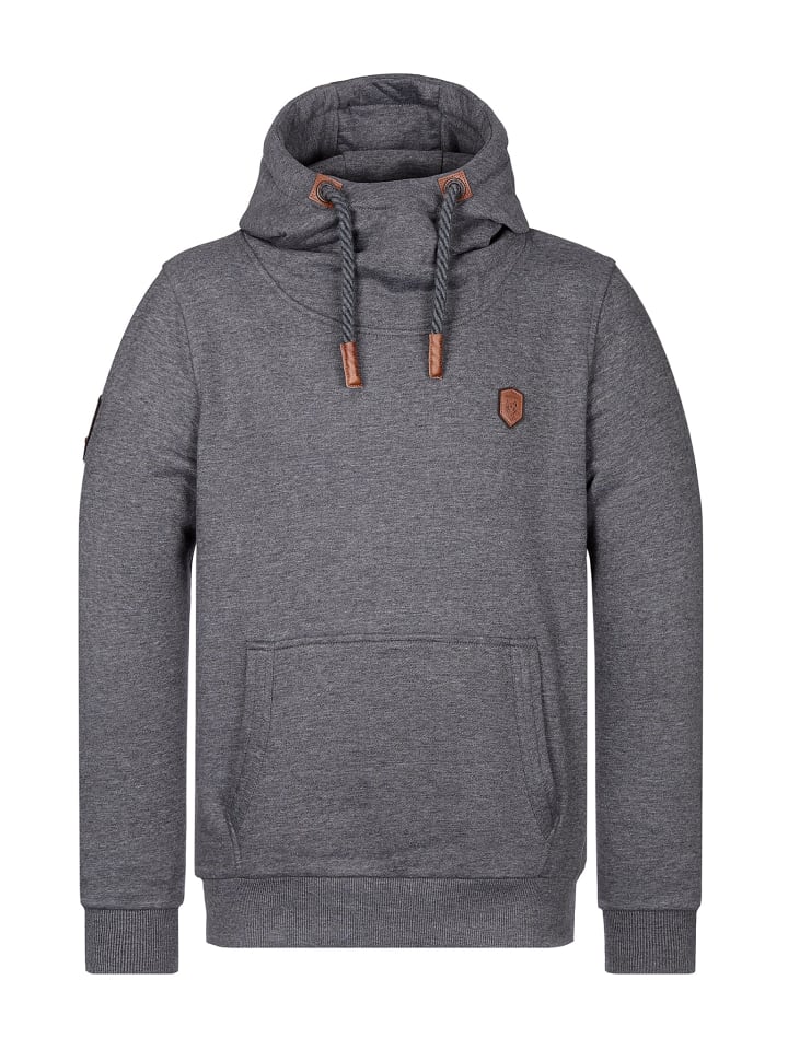 

Naketano Толстовка Sweat Hoody Supapimmel Антрацитовый Меланж