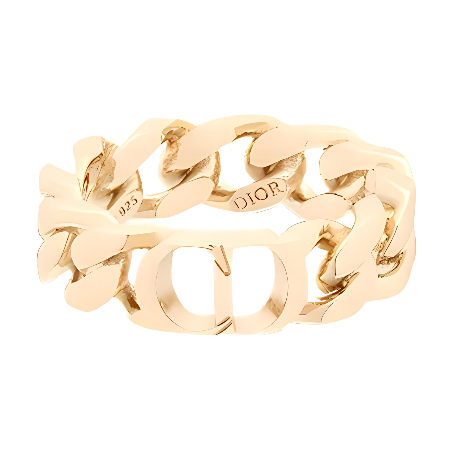 

DIOR 925 Sterling Silver кольца мужские Gold