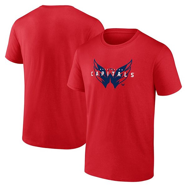 

Мужская красная футболка washington capitals Unbranded