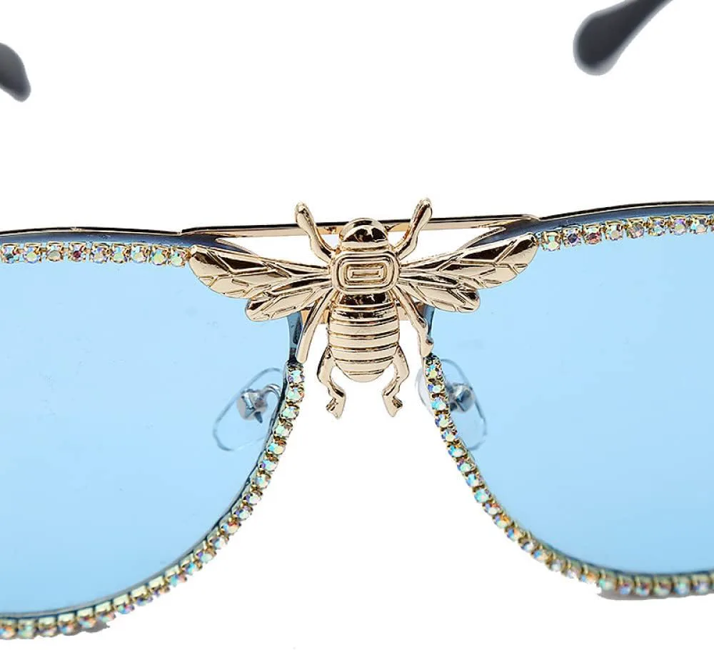 

Солнцезащитные очки женские с бриллиантовой отделкой, ретро-очки «кошачий глаз», мужские солнцезащитные очки с защитой от УФ-излучения UV400 LANGSER, One Size