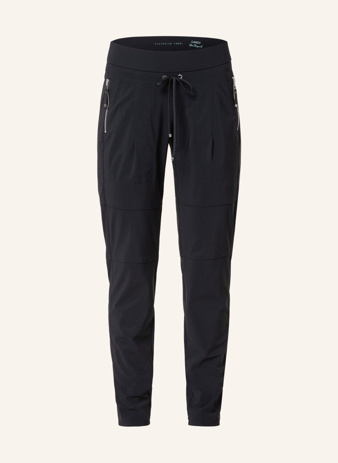 

Брюки RAFFAELLO ROSSI CANDY LONG im Jogging-Stil, черный