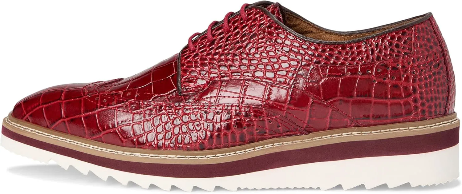 Мужские оксфорды Stacy Adams Alario Wingtip, красный — фото 4