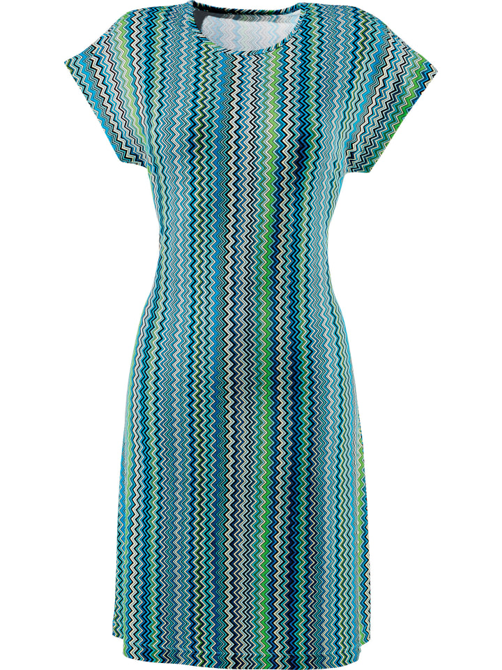 

Erwin Müller Однослойное трикотажное повседневное платье синего цвета