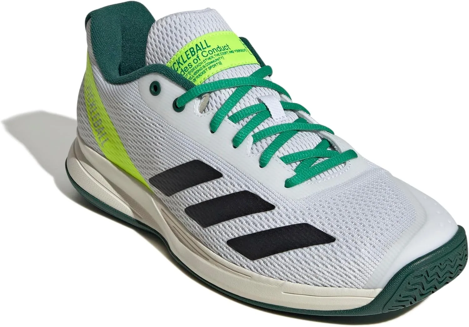 Мужские кроссовки для пиклбола, теннисные кроссовки adidas, белый — фото 3