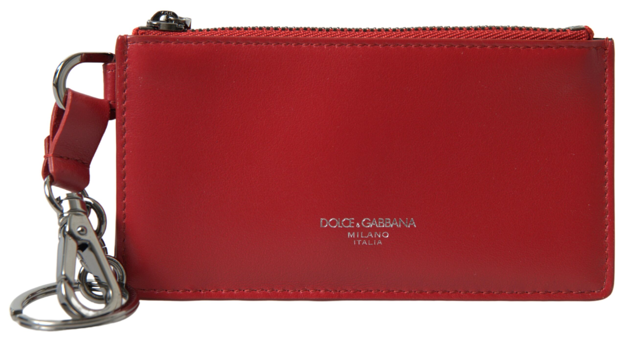 

Шикарный красный кожаный кошелек для карт Dolce & Gabbana