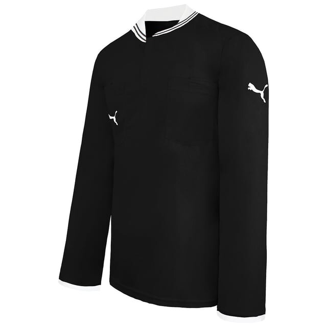Мужская футбольная футболка Drycell черно-белая Puma, черный — фото 2