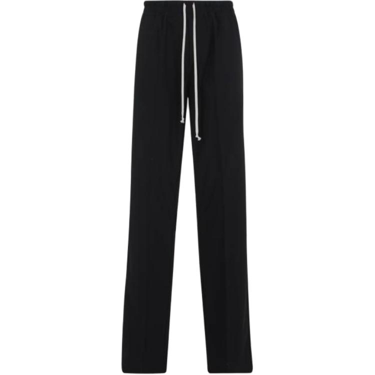 

Шерстяные спортивные брюки RICK OWENS, черный