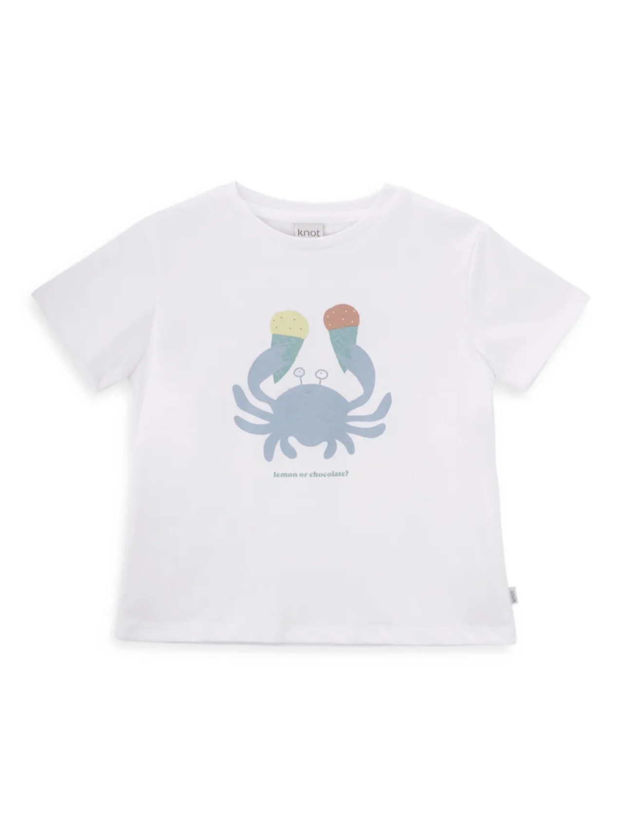 

Knot футболка с принтом Crab, белый