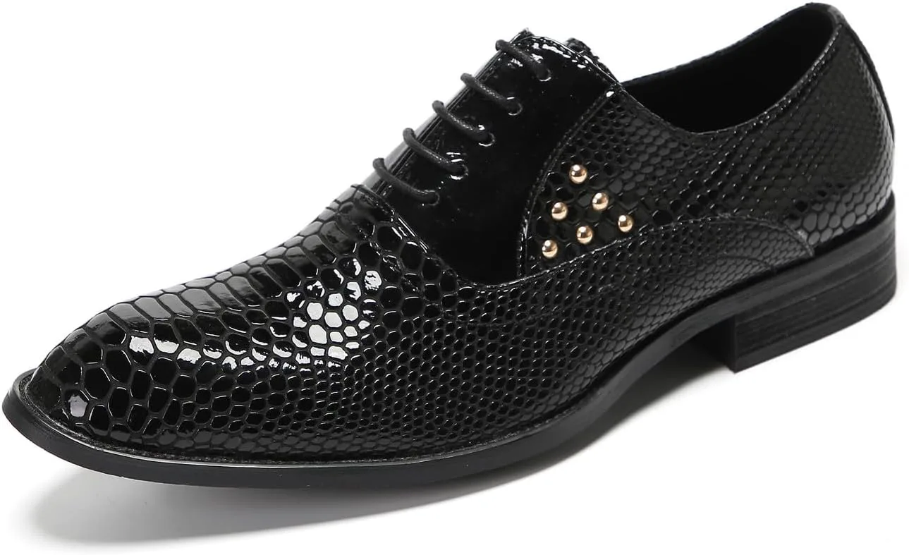 

Мужские черные туфли Santimon с крыльями, оксфорды, формальные кожаные дерби, повседневные, свадебные, на выпускной, модные деловые туфли под смокинг для мужчин, черный