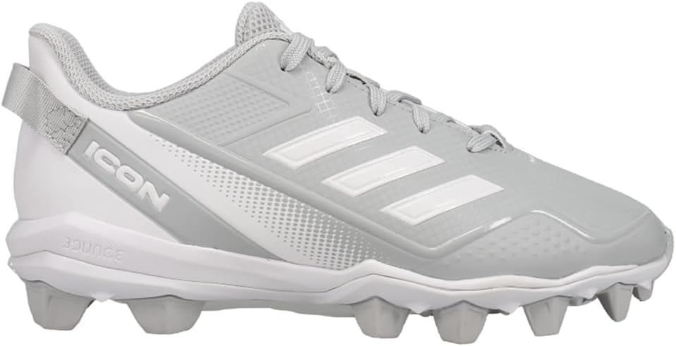 Детские кроссовки Adidas Icon 7 Md, светло-серый/белый/металлик — фото 2
