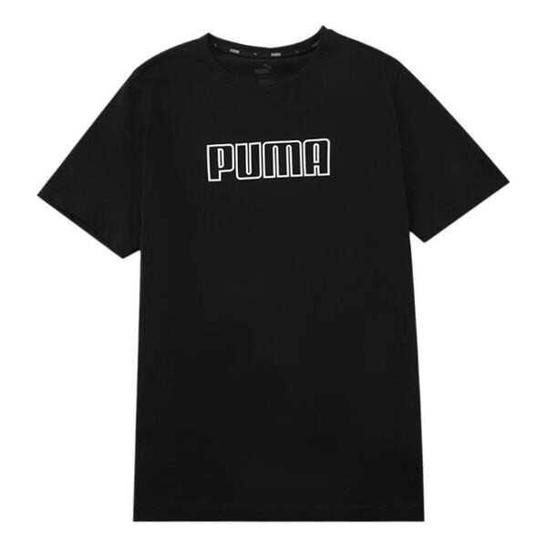 

Футболка essentials logo t-shirt 'black' Puma, черный