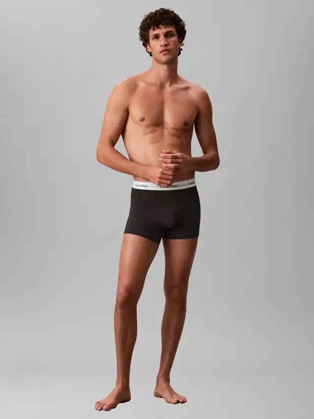 Плавки свободного кроя, комплект из 5 штук, черные Calvin Klein — фото 3