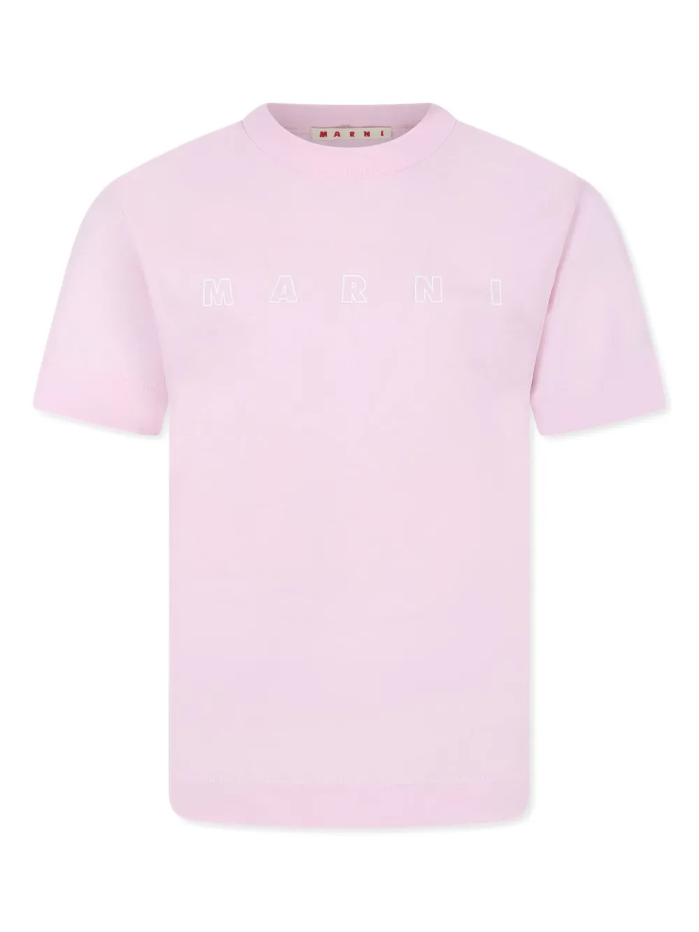 

Футболка с логотипом Marni Kids, розовый