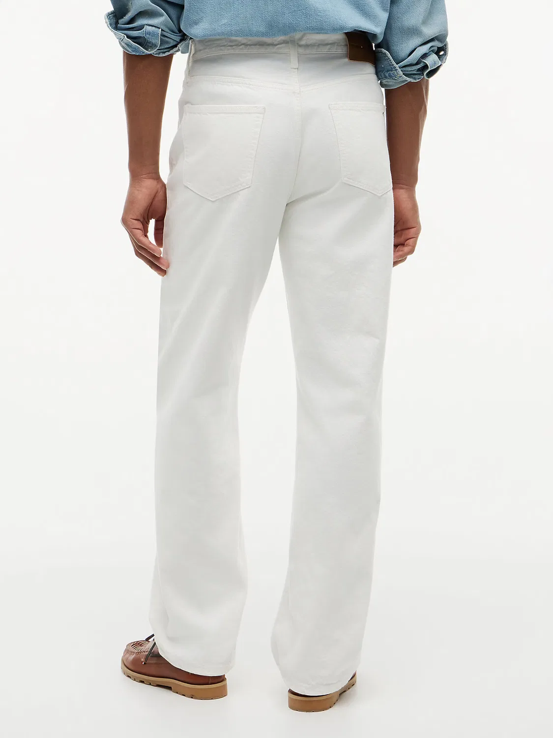 Джинсы свободного кроя Tommy Hilfiger, White — фото 4