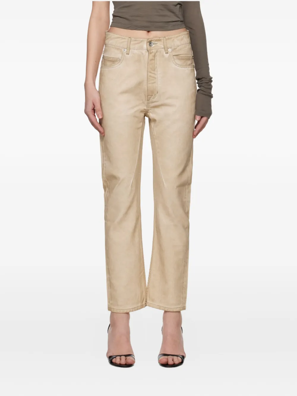 

Джинсы Hollywood VDD с карманами Rick Owens, светло-коричневый