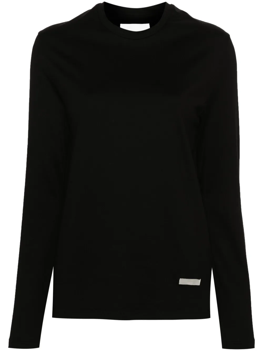 

Футболка с логотипом JIL SANDER, черный