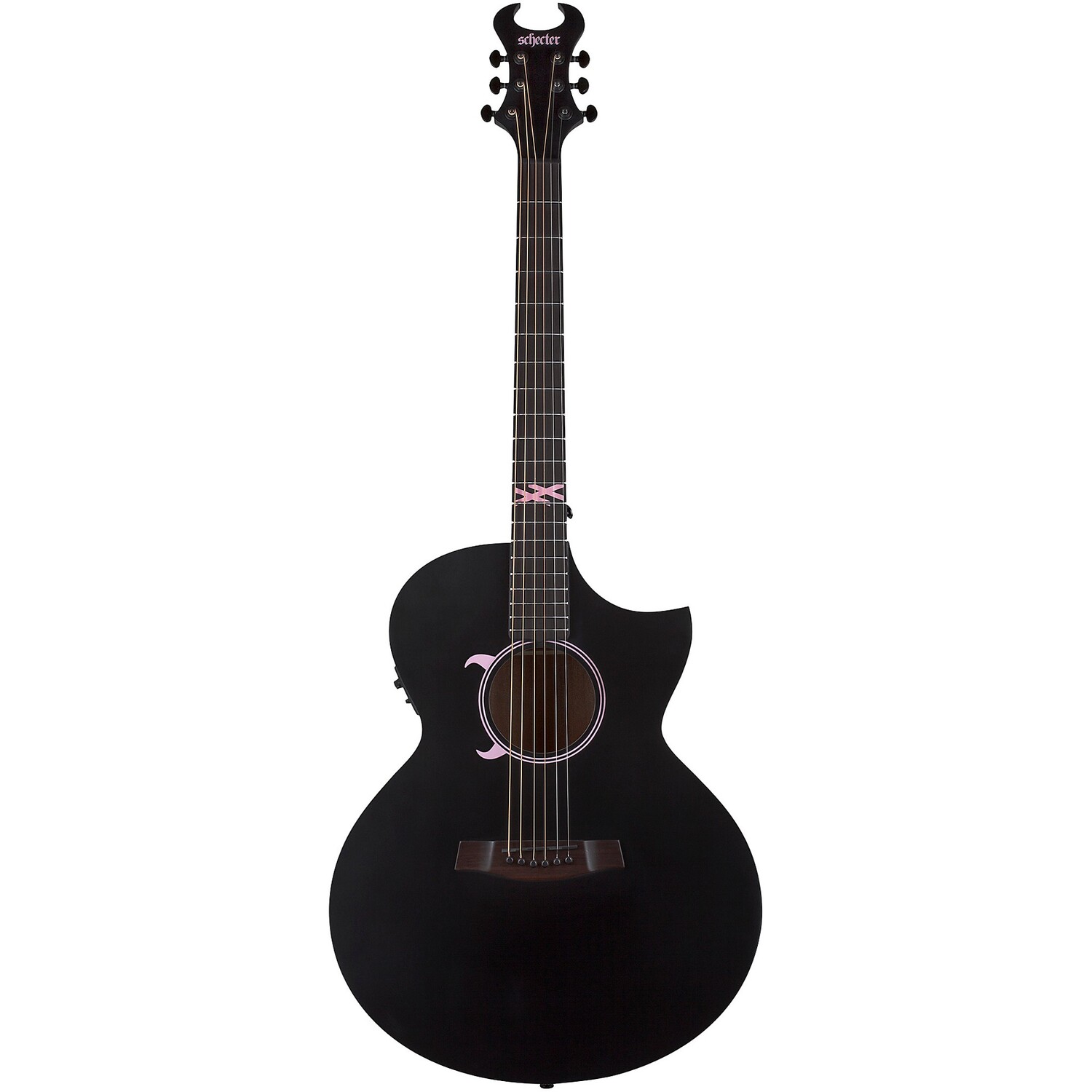 

Schecter Guitar Research Machine Gun Kelly Signature Акустически-электрическая гитара Satin Black