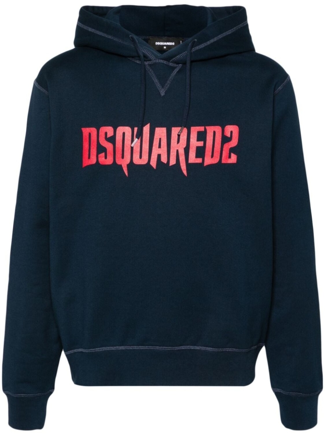 

Dsquared2 dSQUARED2 Cool Fit хлопковая толстовка с капюшоном, синий