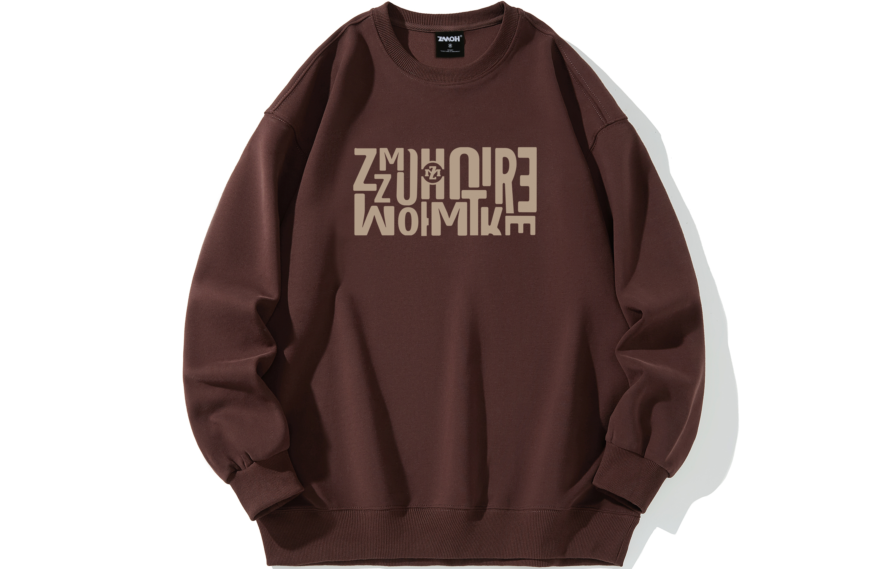 

Свитшот унисекс из нестандартной серии ZMOH, Heather Gray