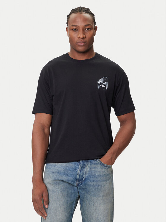 

Футболка relaxed fit 50546374 Boss, чёрный