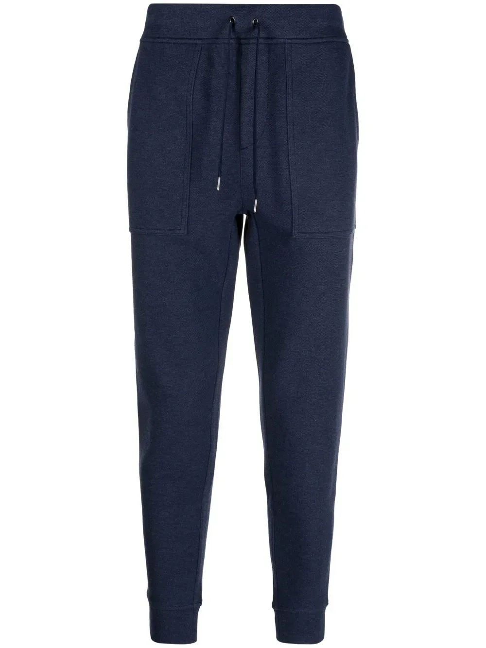 Спортивные брюки из смесовой хлопковой ткани Polo Ralph Lauren, синий