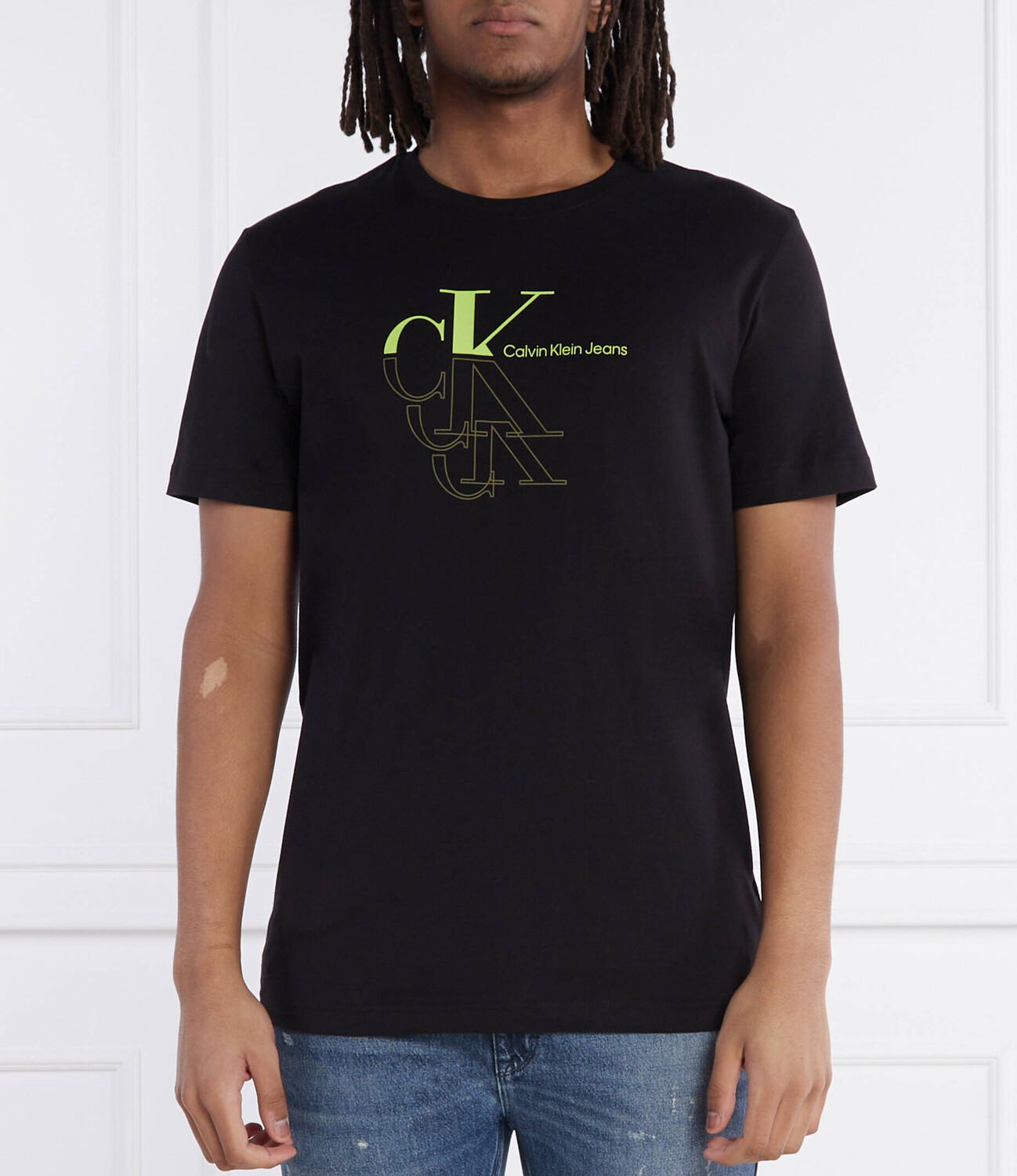 

Футболка CALVIN KLEIN JEANS MONOGRAM ECHO GRAPHIC Regular Fit, черный