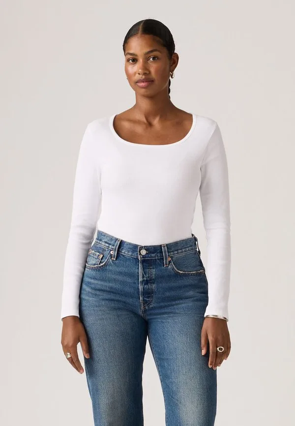 Незаменимая блузка с длинными рукавами Levi'S, Bright White — фото 2