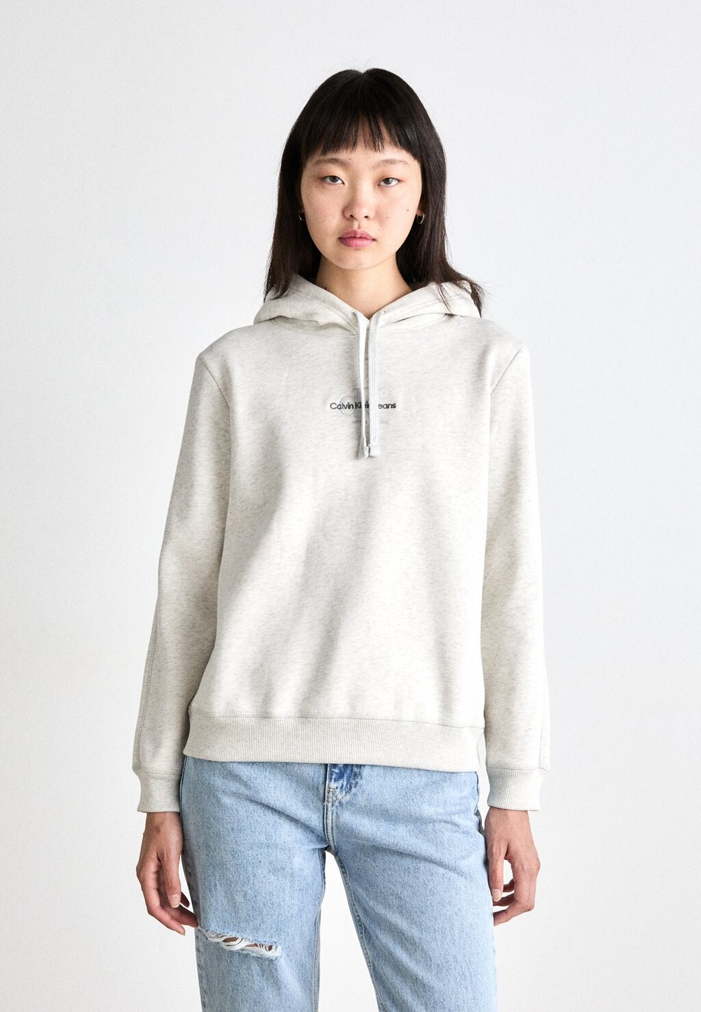 

Толстовка с капюшоном MONOLOGO REGULAR HOODIE Calvin Klein Jeans, серый