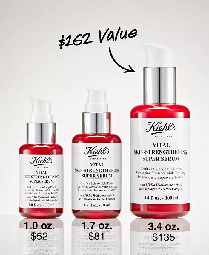 Сыворотка Kiehl's — Супер- с гиалуроновой кислотой Vital, укрепляющая кожу, Since — фото 2
