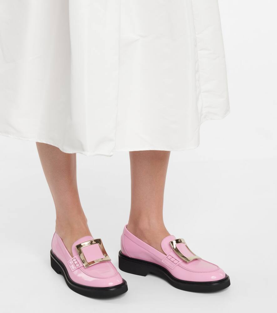Туфли-лоферы Viv' Rangers из лаковой кожи Roger Vivier, Macaron — фото 4