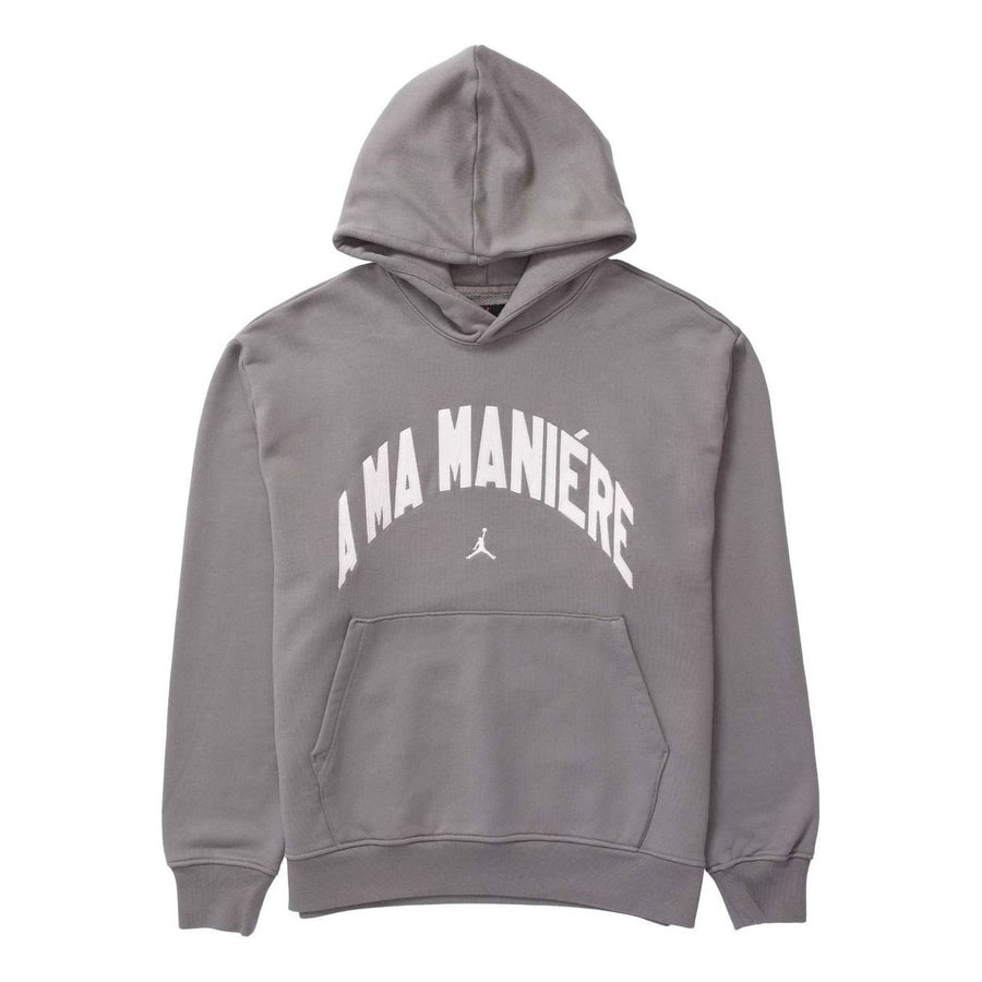 

Худи Air Jordan x A Ma Maniere Hoodie 'Flat Pewter', серый