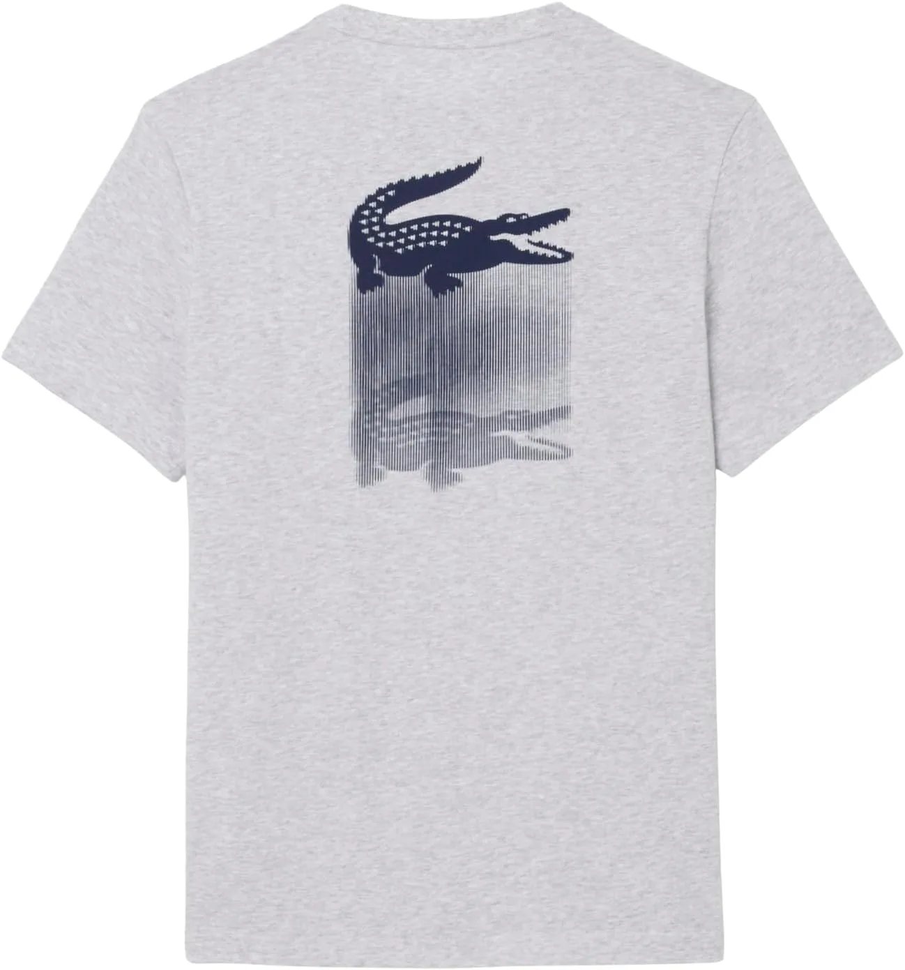 Футболка Lacoste Sport Printed Ultra-Dry, мужская, серебристый — фото 3