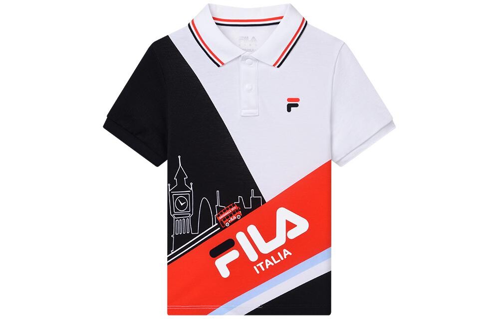 Детская рубашка-поло FILA, цвет Allover Print