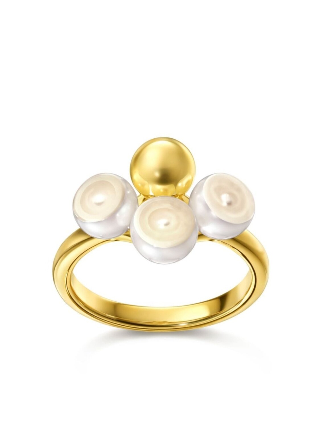 

Кольцо M/G Sliced Sphere из желтого золота с жемчугом TASAKI, золотой