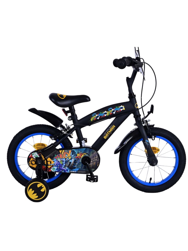 

Volare Детский велосипед Бэтмена, 14 дюймов, без ножного тормоза, черного цвета