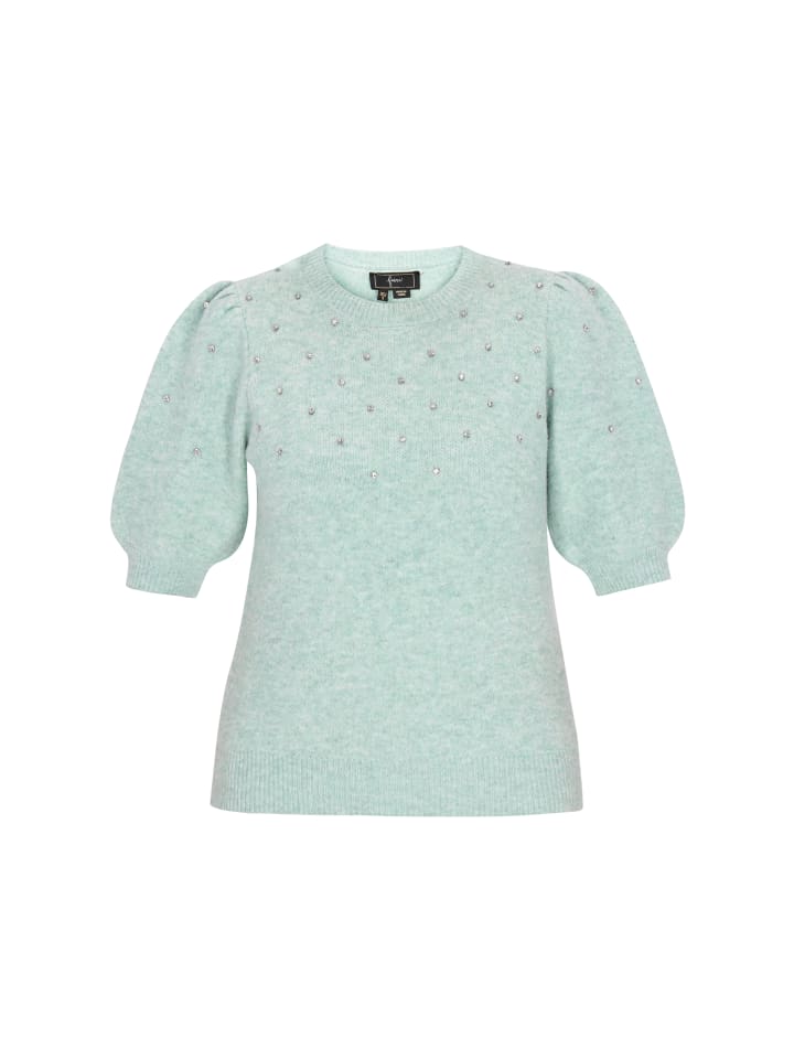 

Женский свитер шалфейно-зеленого цвета faina