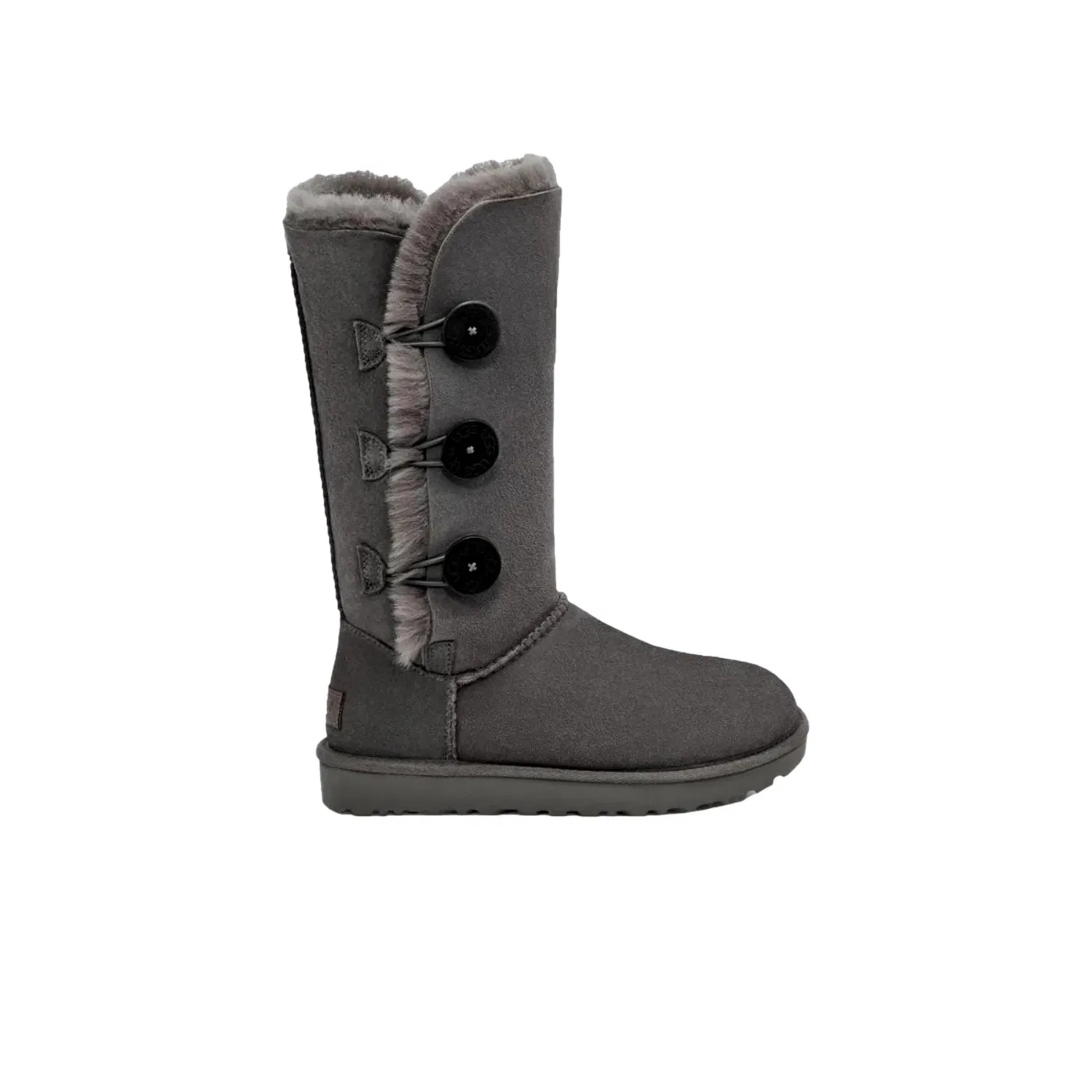 UGG Bailey Button Triplet Grey 1962K-GREY Grade-School